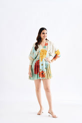 Sage Green Floral Dress